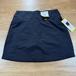 Greg Norman Women's Black Golf Skort Small Play Dry Performance Activewear NWT